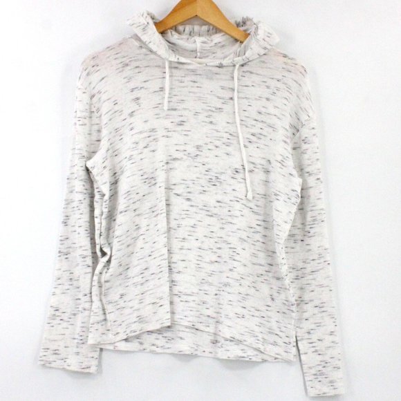 Rustic Souls Hoodie Womens White Pullover Knit Drawstring Hooded Size Medium M - Picture 1 of 9